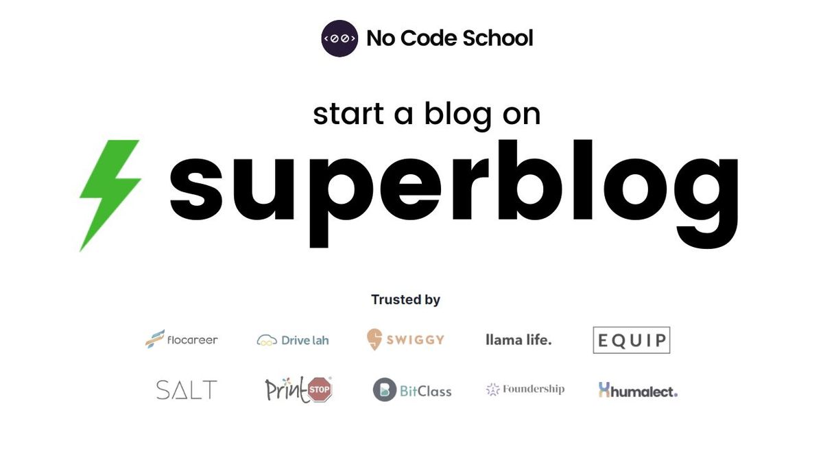 How to start a blog on Superblog.ai